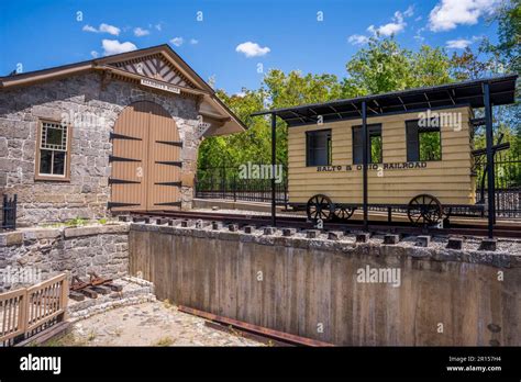 The historic Baltimore and Ohio Ellicott City Station (Museum) in ...