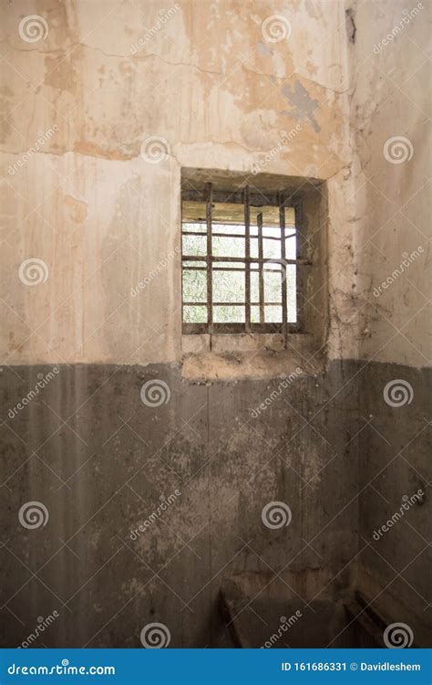 Prison Cell Window with Bars Stock Image - Image of cage, freedom ...