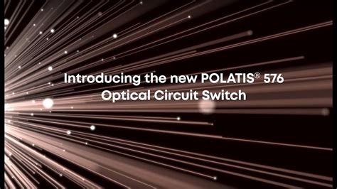 POLATIS® 576 optical circuit switch - YouTube