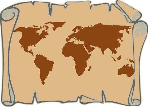 Download Map, World, Old. Royalty-Free Vector Graphic - Pixabay