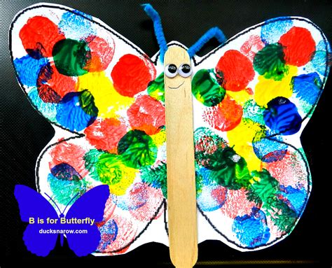 B is for Butterfly Preschool Lesson & Craft - 2024 - Ducks 'n a Row