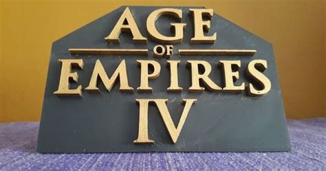 Age of Empires IV Logo by Astlandian | Download free STL model ...