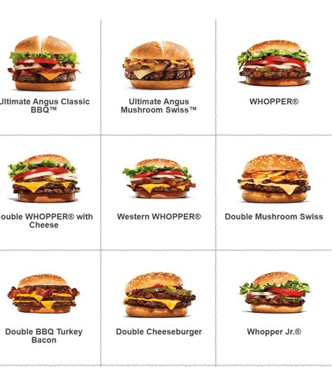 Burger King Menu Price Singapore | Updated 2024