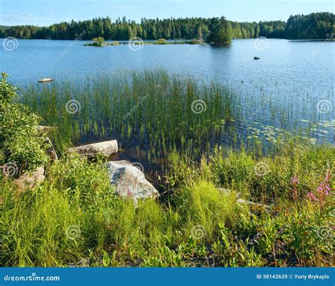 Lake Summer View (Finland). Stock Image - Image of travel, reflection: 38143639