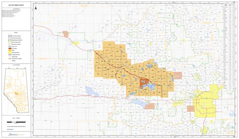 Lac La Biche County Map - Map Of West