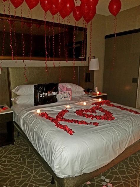 Room Surprise Valentine's Day Hotel Room Ideas