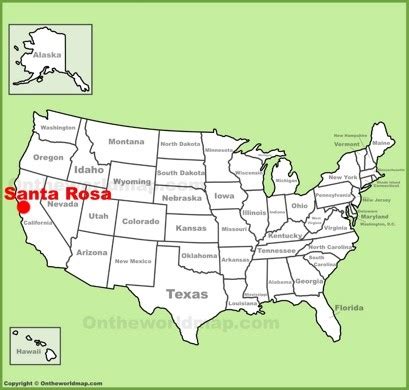 Santa Rosa Map | California, U.S. | Discover Santa Rosa with Detailed Maps