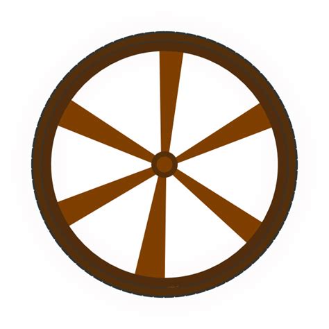 Wagon Wheel Clip Art at Clker.com - vector clip art online, royalty ...