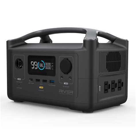 EcoFlow RIVER 600 Portable Solar Generator Power Station for Multiple ...