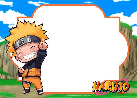 Digital Prints Prints Art & Collectibles Naruto Invitation,Naruto Birthday Invitation,Naruto ...