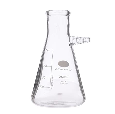 E8R06969 - Academy Filter Flask with Side Arm - 250ml - Pack of 6 | Findel International