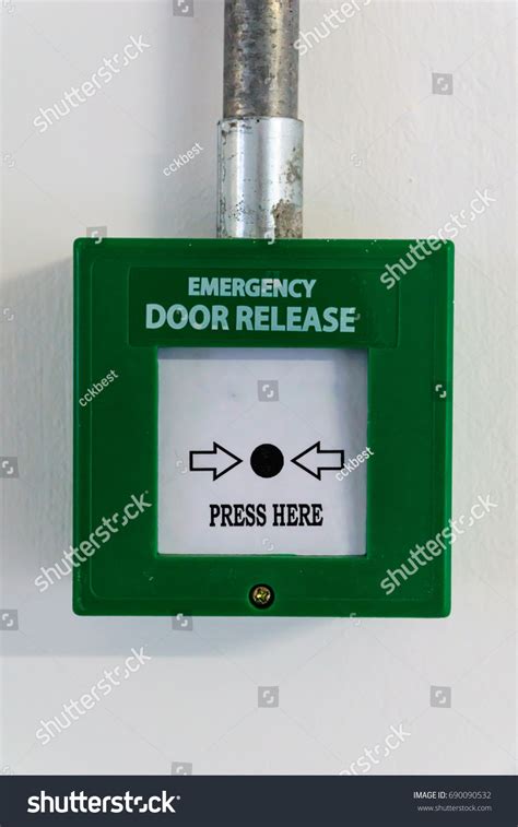 Emergency Door Release Provides Immediate Unlocking Stock Photo ...