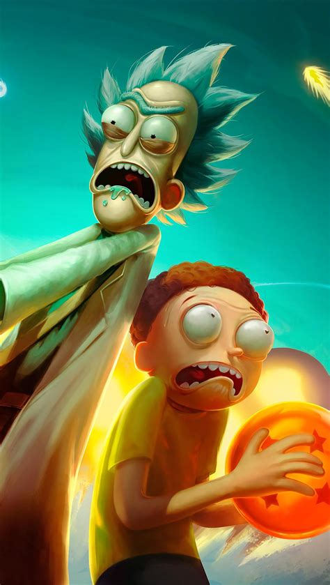 Rick and Morty in Dragon Ball Universe Anime Wallpaper 4k HD ID:6401