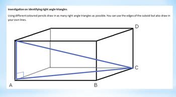 Pythagoras' Theorem in 3D by High School Maths | TpT