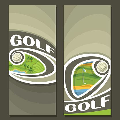 Vector Vertical Banners For Golf Course Stock Illustration - Download Image Now - iStock