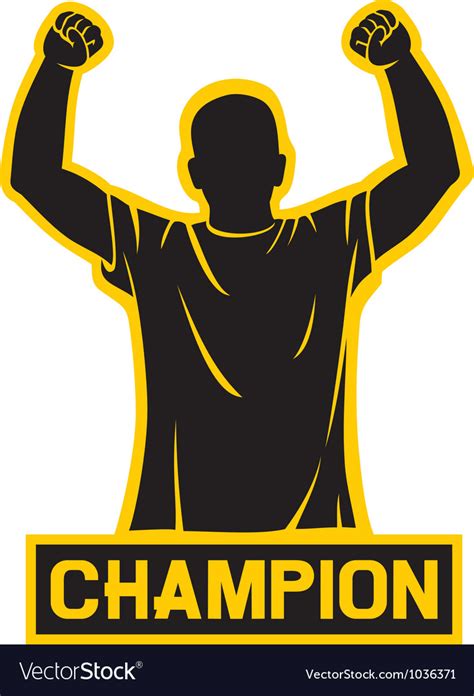 Sport fan - champion design Royalty Free Vector Image