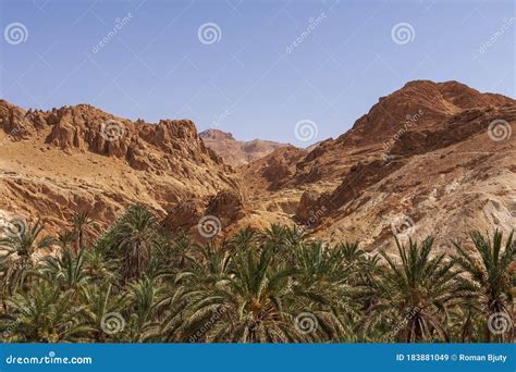 View of Atlas Mountains in Tunisia Stock Image - Image of dramatic ...