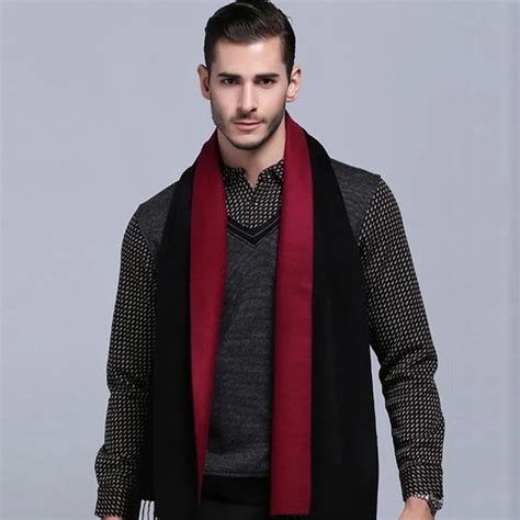 FM84 100% pure silk cotton flannelette men scarf qiu dong men men's ...