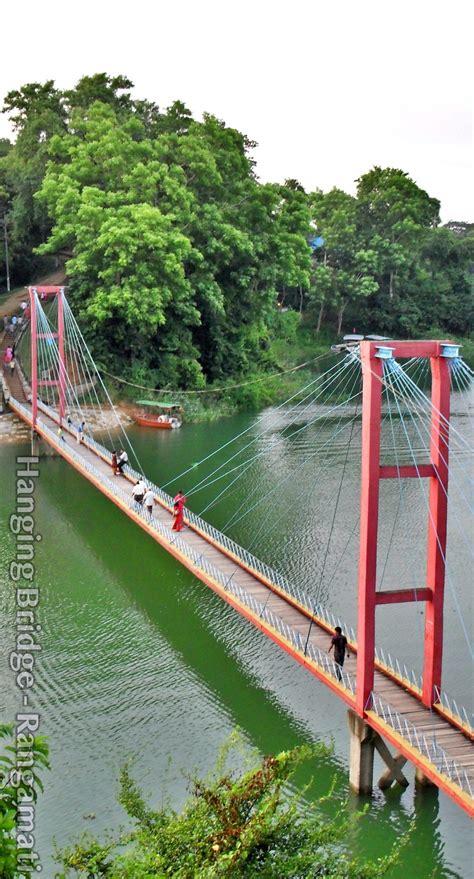 Hanging bridge, Rangamati (locally known as Jhulonto bridge). Travel ...