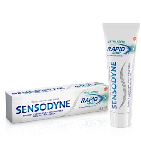 Rapid Relief Sensitive Toothpaste, 1 Count - Food 4 Less