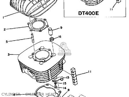 Yamaha DT250 1978 USA parts lists and schematics