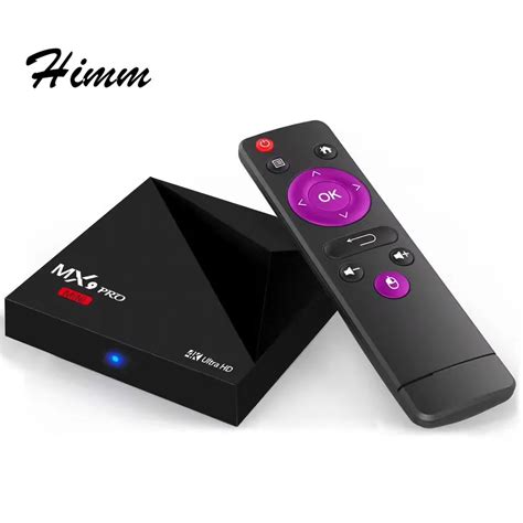 Mx9 pro Smart tv box 1GB 8GB RK3328 Quad Core Android 7.1 TV box 2.4G ...