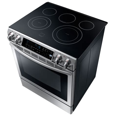 Samsung 30" Slide-In Electric Range With 5.8 CuFt Self Cleaning Oven - NE58F9500SS/ | BrandsMart USA