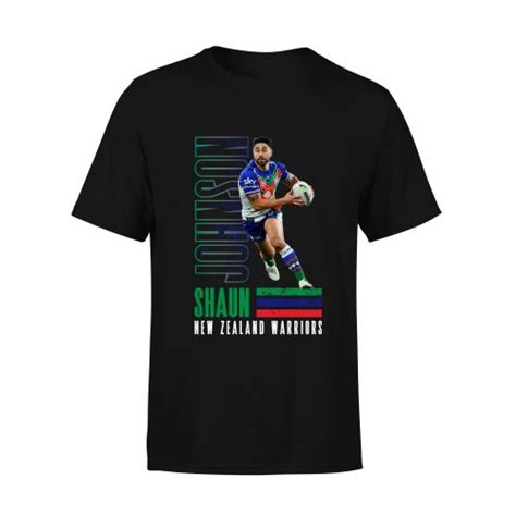 NZ Warriors 2023 Mens Player TShirt – Shaun Johnson – Whateva Sports