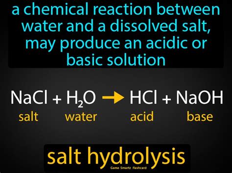 Salt Hydrolysis - Easy Science | Easy science, Ap chemistry, Science facts