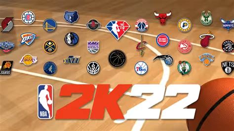 NBA 2K22 New Bootup Page with NBA Logos by 2KGOD