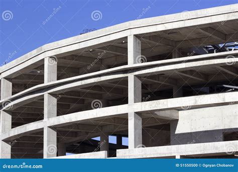 Construction of a Large Sports Hall Stock Photo - Image of real, property: 51550500