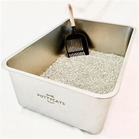 PottyBox - Jumbo and Large Stainless Steel Cat Litter Box – Pottycats