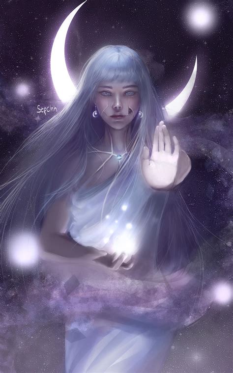 Selene The Moon Goddess by StephanieChn on DeviantArt