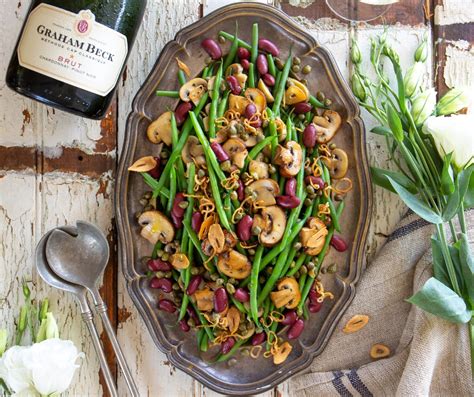 Mushroom and Green Bean Salad with Crispy Shallots and Garlic ...