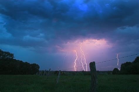 Dark Cumulonimbus Clouds With Lightning