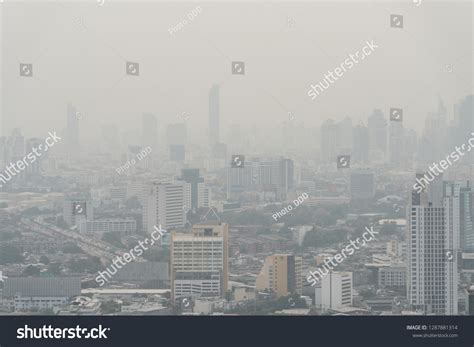 Bangkok City Thailand Air Pollution Remains Stock Photo 1287881314 ...