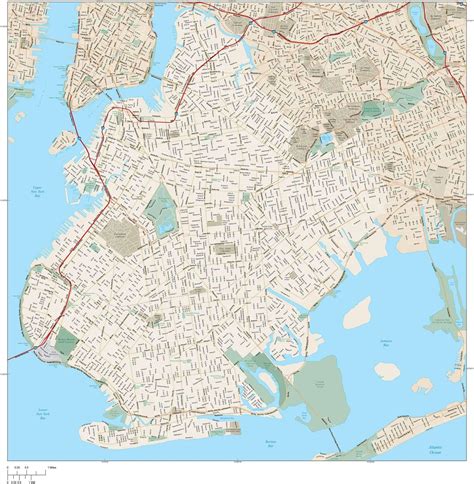 Map of Brooklyn: offline map and detailed map of Brooklyn city