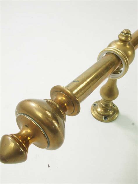 Antique Brass Curtain Pole & Brackets