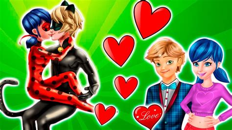 Ladybug with Their Boyfriend Love and Dress Up - Miraculous Ladybug and Cat Noir Games ...