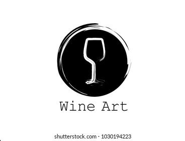 Wine Art Logo Stock Vector (Royalty Free) 1030194223