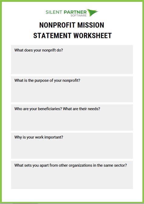 How to Write a Nonprofit Mission Statement (With Examples & Worksheet)