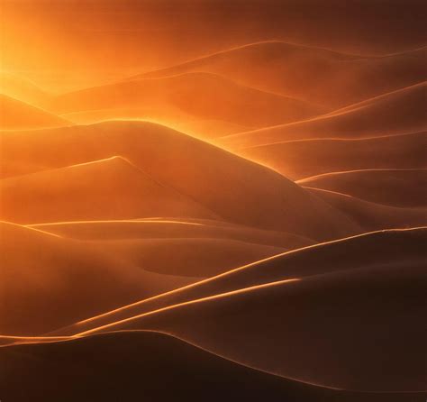 A sunset hike through Colorado’s Great Sand Dunes, USA. Some of the craziest light I’ve ever ...