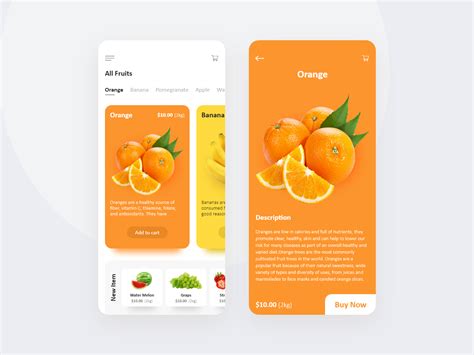 Fruit App by Manoj Dalvadi for MindInventory on Dribbble