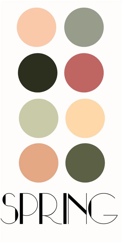 spring colors | Earthy color palette, Spring color palette, Green ...