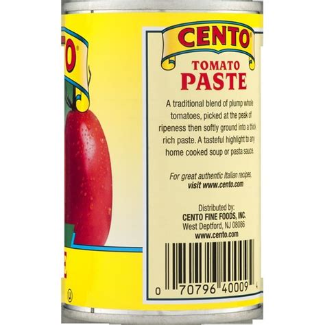 Cento Tomato Paste (6 oz) from Publix - Instacart