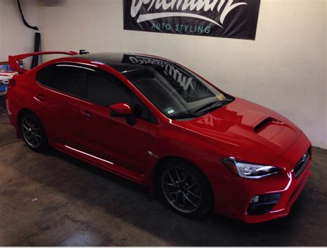 2015 Subaru WRX STI Vinyl Roof Wrap - Premium Auto Styling