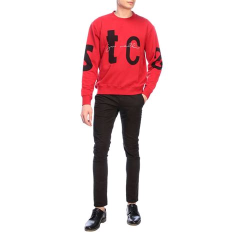 Just Cavalli Outlet: Sweater men - Red | Sweater Just Cavalli S01GU0073 ...