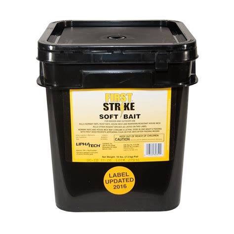 First Strike Soft Bait 10g - 16 Lb Pail | Wildlife Control Supplies | Product Code: WCSFSSB-16