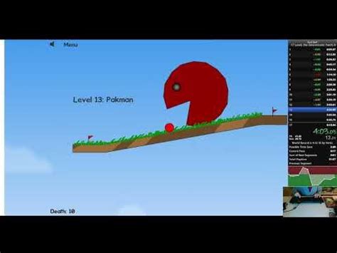 Red ball 17 levels in 6:09 (PB) - YouTube