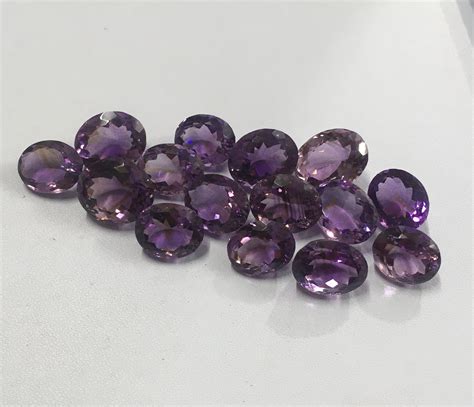 Amazing 100% Natural Amethyst Oval cut Shape gemstone Dark & | Etsy